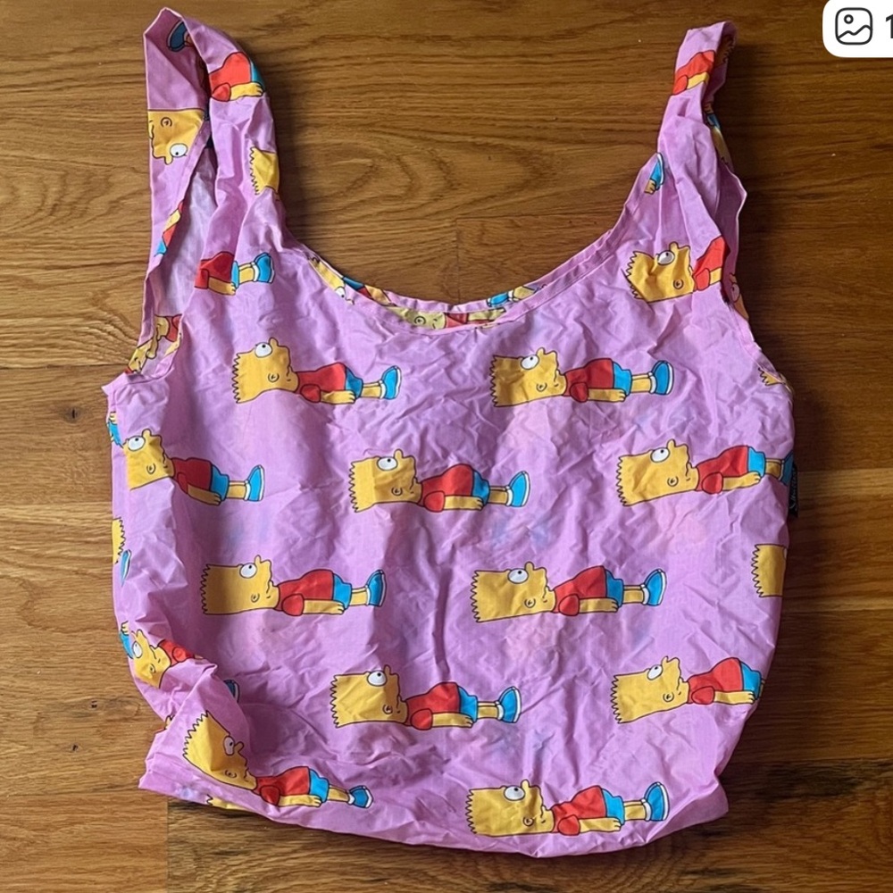 Baggu Bart Simpson Tote Bag